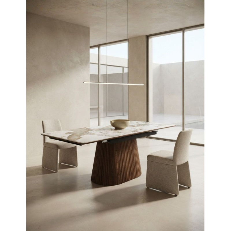 Mesa Extensible Angelina de Comedor 160-200x90 cm. - Montiel