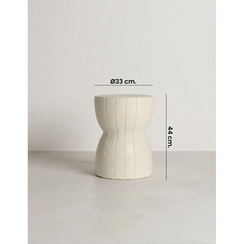 Mesa de Centro Chewy Baja Beige Mate - Montiel