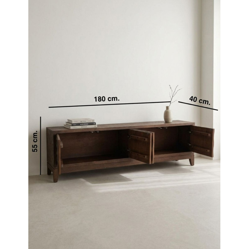 Mueble Tv Fismes Marrón - Montiel