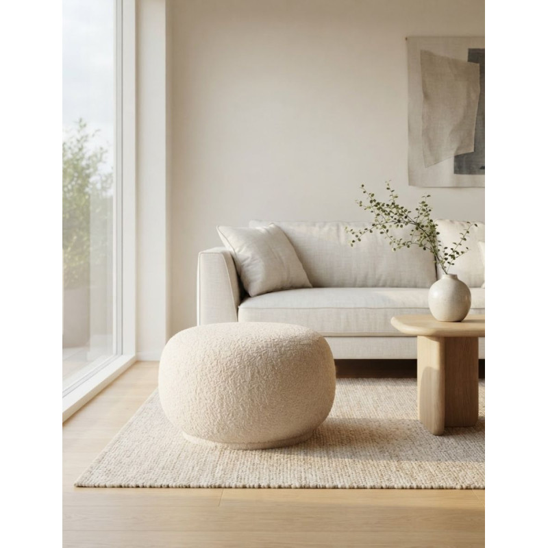 Puff Ligerz para Salón Beige - Montiel
