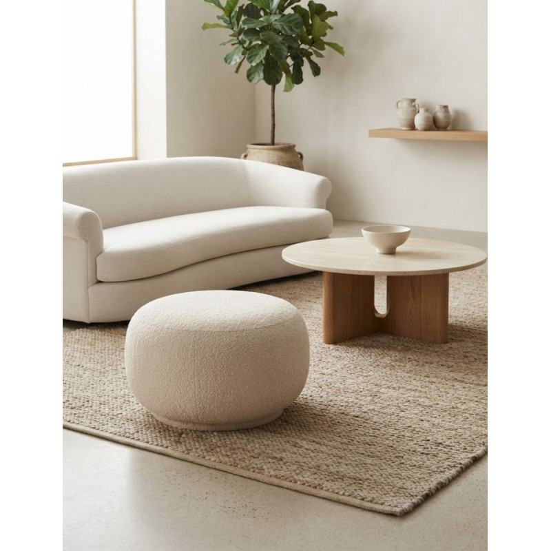 Puff Ligerz para Salón Beige - Montiel
