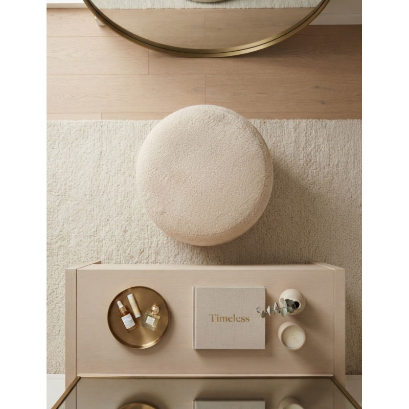 Puff Ligerz para Salón Beige - Montiel