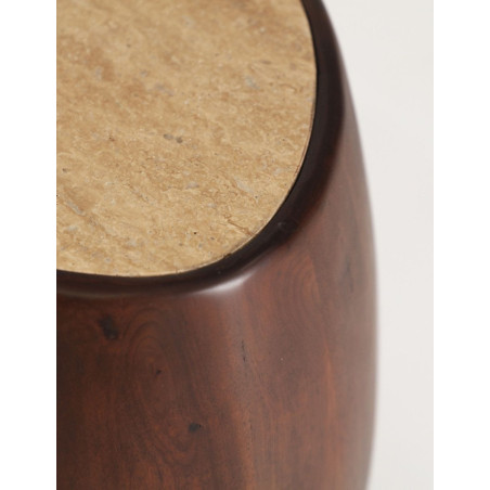 Mesa Braine Auxiliar de Madera 46x40 cm. - Montiel