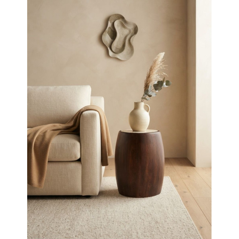 Mesa Braine Auxiliar de Madera 46x40 cm. - Montiel