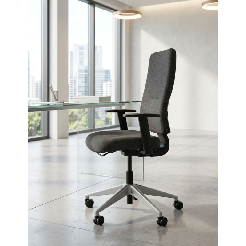 Silla Ergonómica Oficina Respaldo Alto Let's B V2 de Steelcase