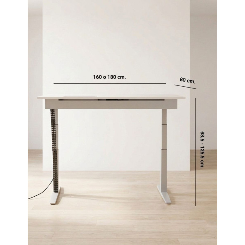 Escritorio Blanco 160x80cm de Steelcase - Montiel