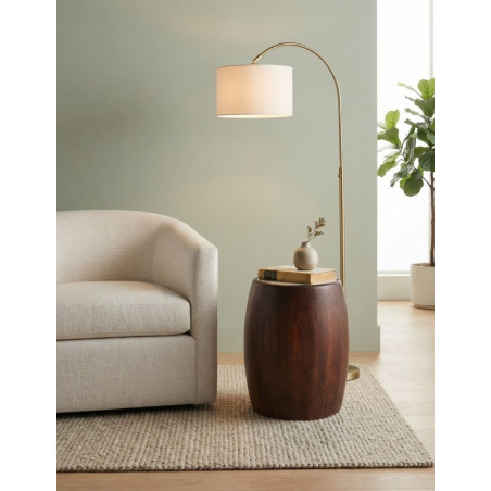 Mesa Braine Auxiliar de Madera 46x40 cm. - Montiel