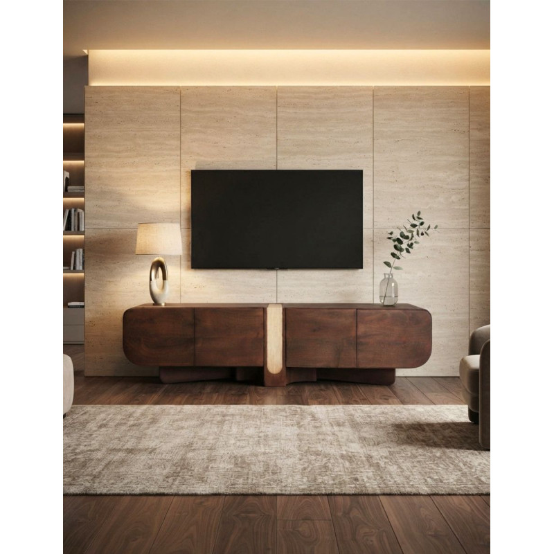 Mueble para TV Braine de Madera 200x40 cm. - Montiel