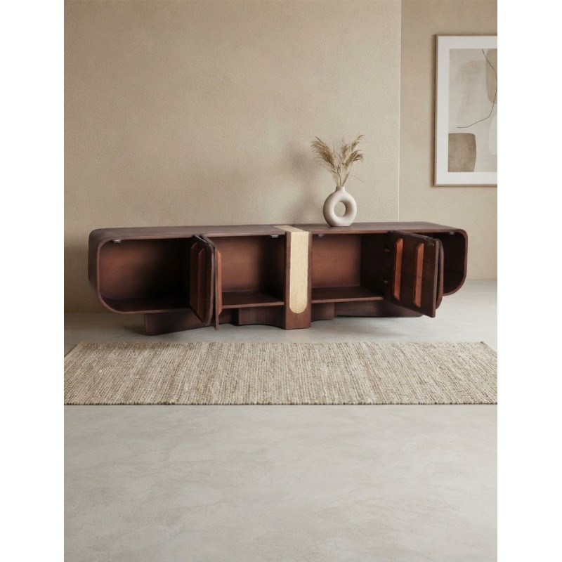 Mueble para TV Braine de Madera 200x40 cm. - Montiel