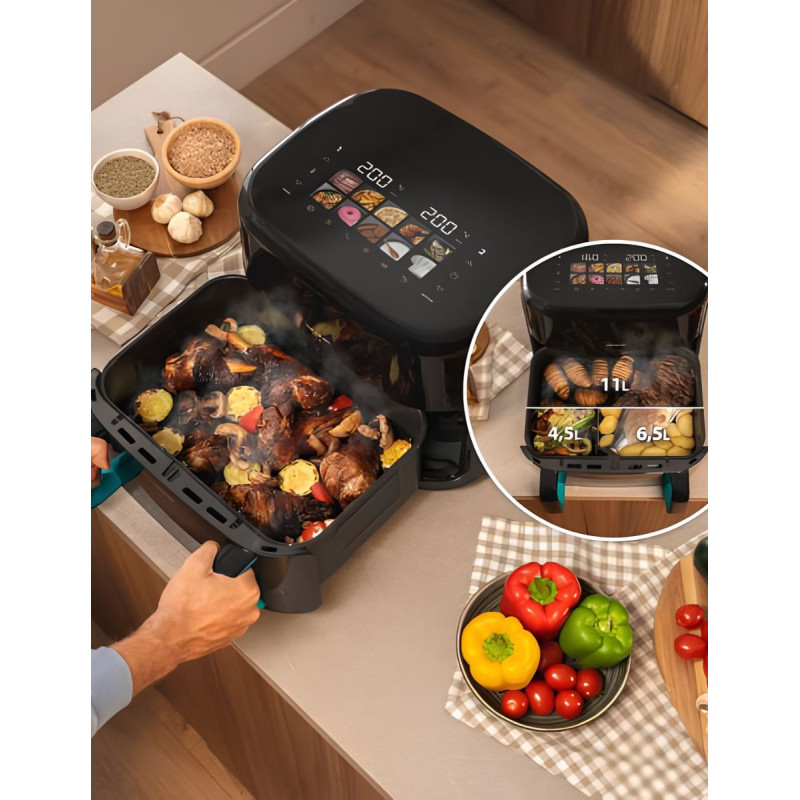 Cecofry&Grill Smokin'Prime 11000 Negra - Montiel