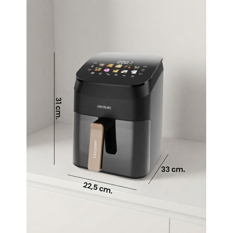 Air Fryer Cecofry&Grill Smokin' 4500 Negra - Montiel