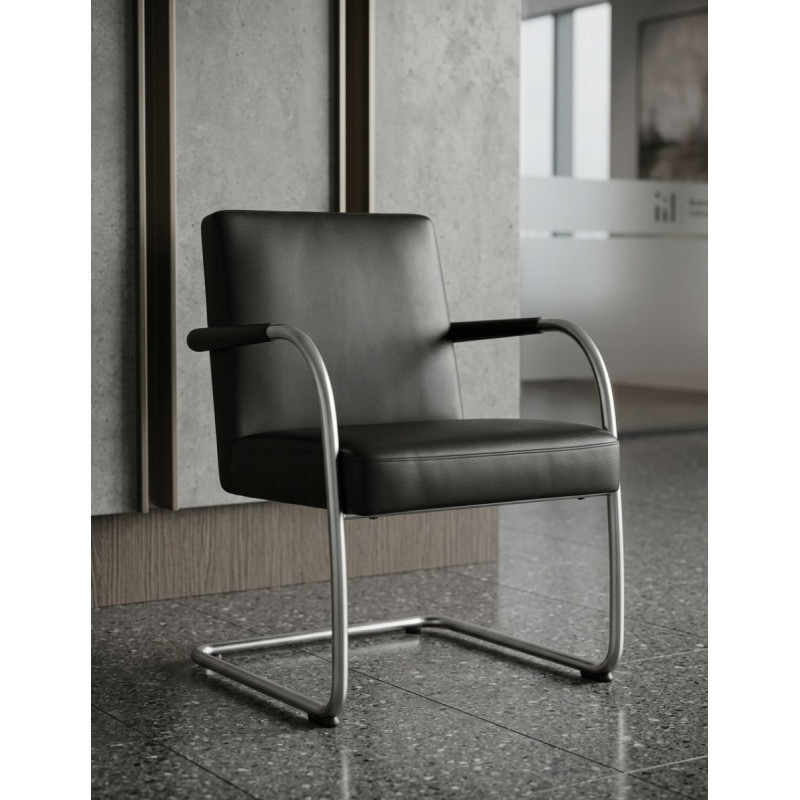 Silla Confidente Piel Visasoft de Vitra - Montiel