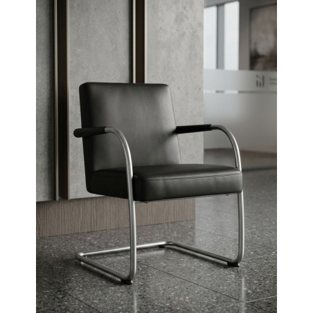 Silla Confidente Piel Visasoft de Vitra - Montiel