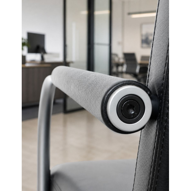 Silla Confidente Piel Visasoft de Vitra - Montiel
