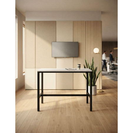 Mesa Oficina Alta Q8 Rectangular de Herpesa - Montiel