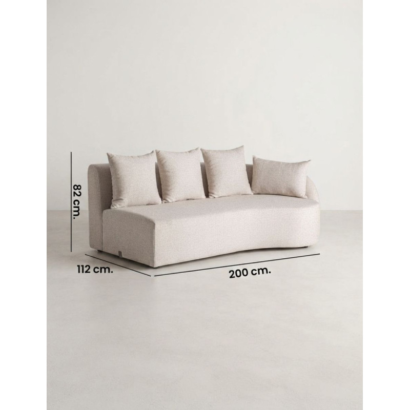 Sofá de 3 Plazas Vitznau Beige - Montiel