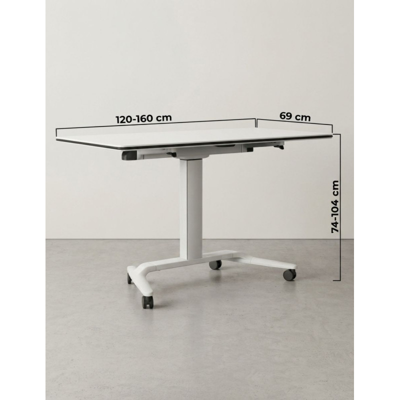▷ Mesa Elevable y Plegable Talent 500 de Actiu | Oficinas Montiel