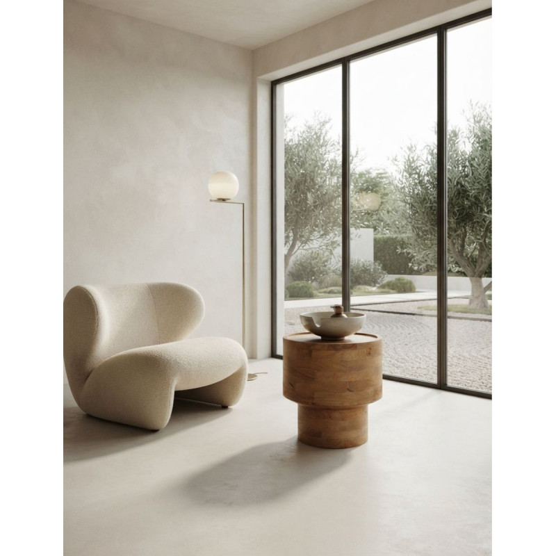 Mesa Auxiliar Havre Ø42x43 cm. de Madera - Montiel