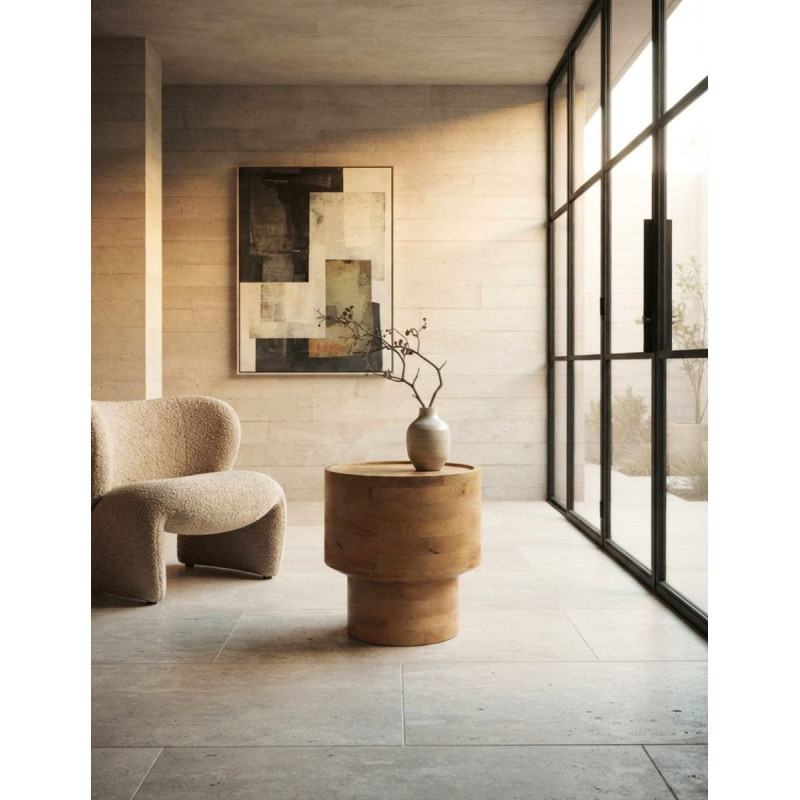 Mesa Auxiliar Havre Ø42x43 cm. de Madera - Montiel