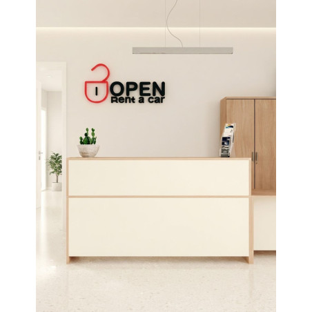 ▷ Mostrador Moderno de Recepción M6 de Kesta - Montiel