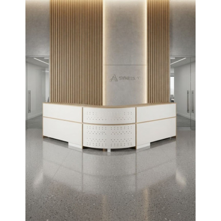 Mostrador de Recepción M6 Angular de Kesta - Montiel