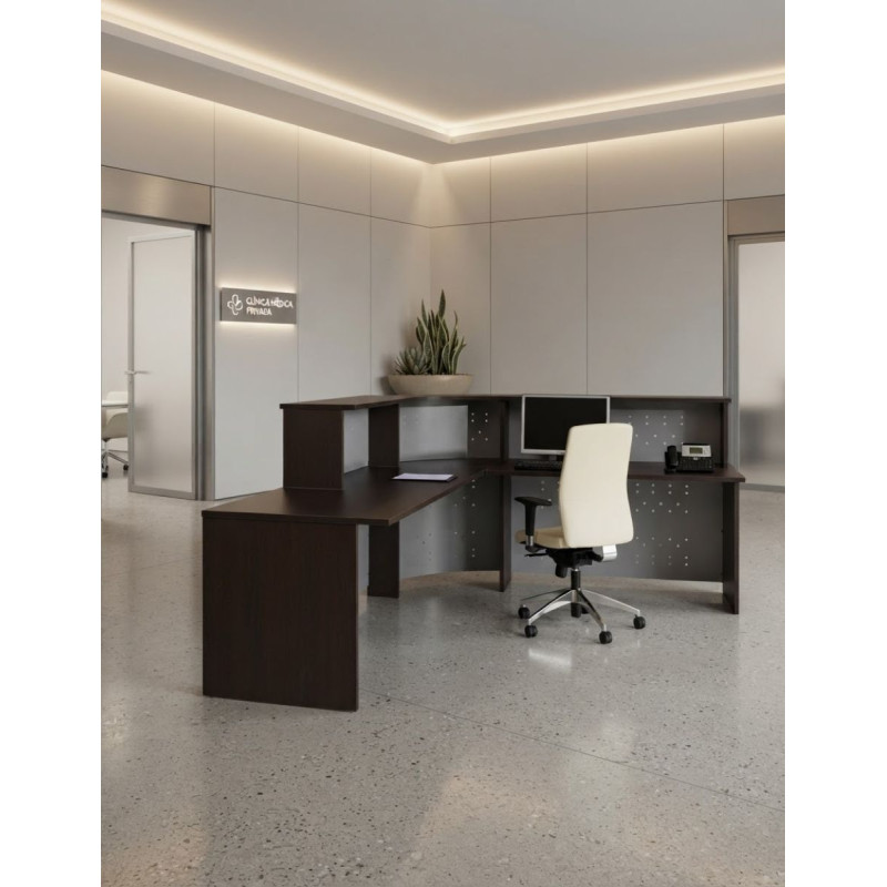 Mostrador de Recepción M6 Angular de Kesta - Montiel