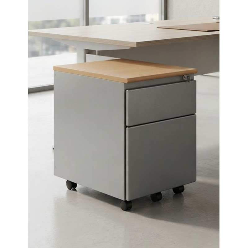 ▷ Cajonera Metálica con Ruedas de Steelcase - Montiel