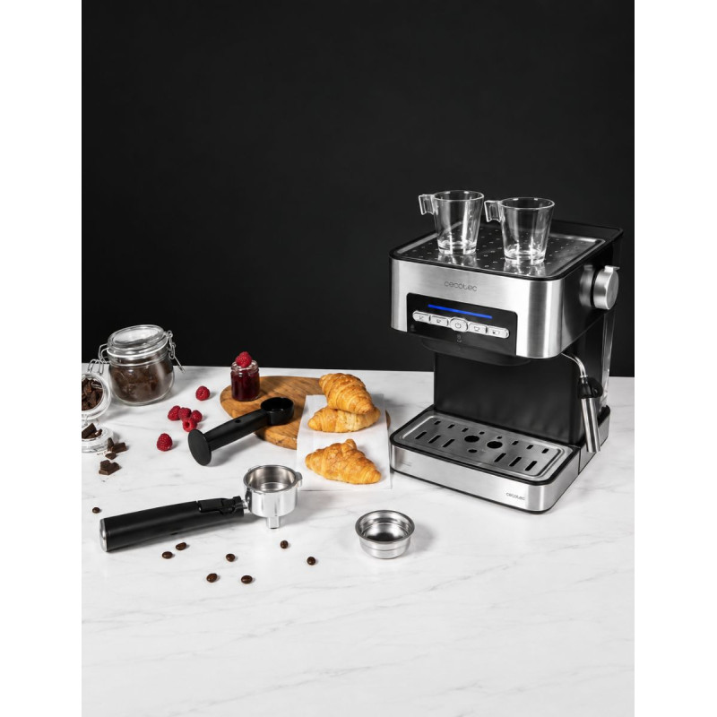 Power Espresso 20 Matic de 850W Negra/Plata - Montiel