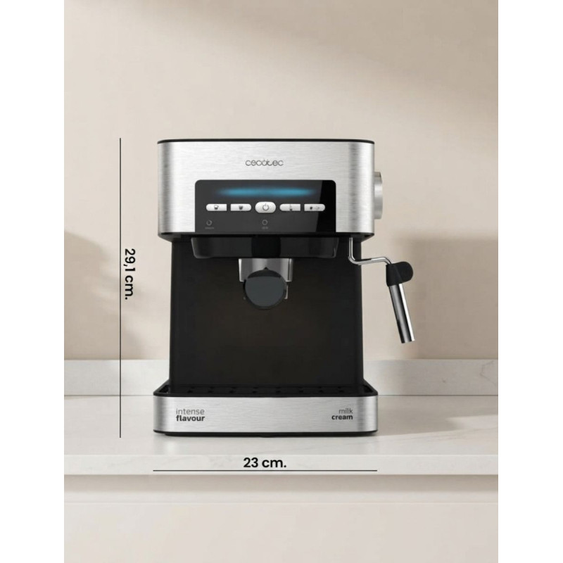 Power Espresso 20 Matic de 850W Negra/Plata - Montiel