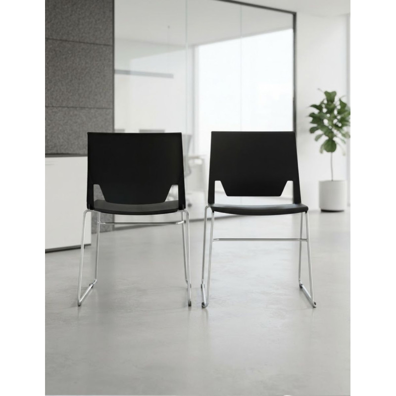 Silla Confidente Gris Oscuro Very de Haworth - Montiel