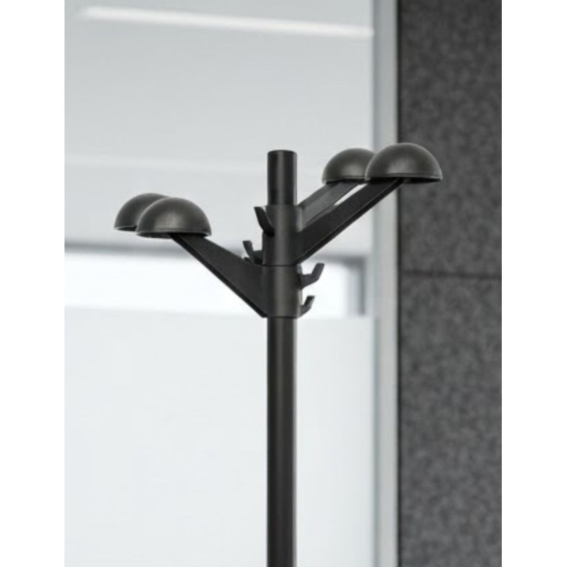 ▷ Perchero de Oficina Metálico Negro MM652 - Montiel