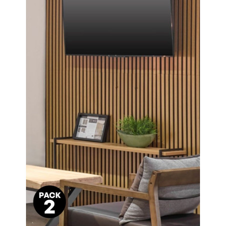 Pack de 2 Paneles Acústico Pet Acustic Sound 120x60 cm. - Montiel