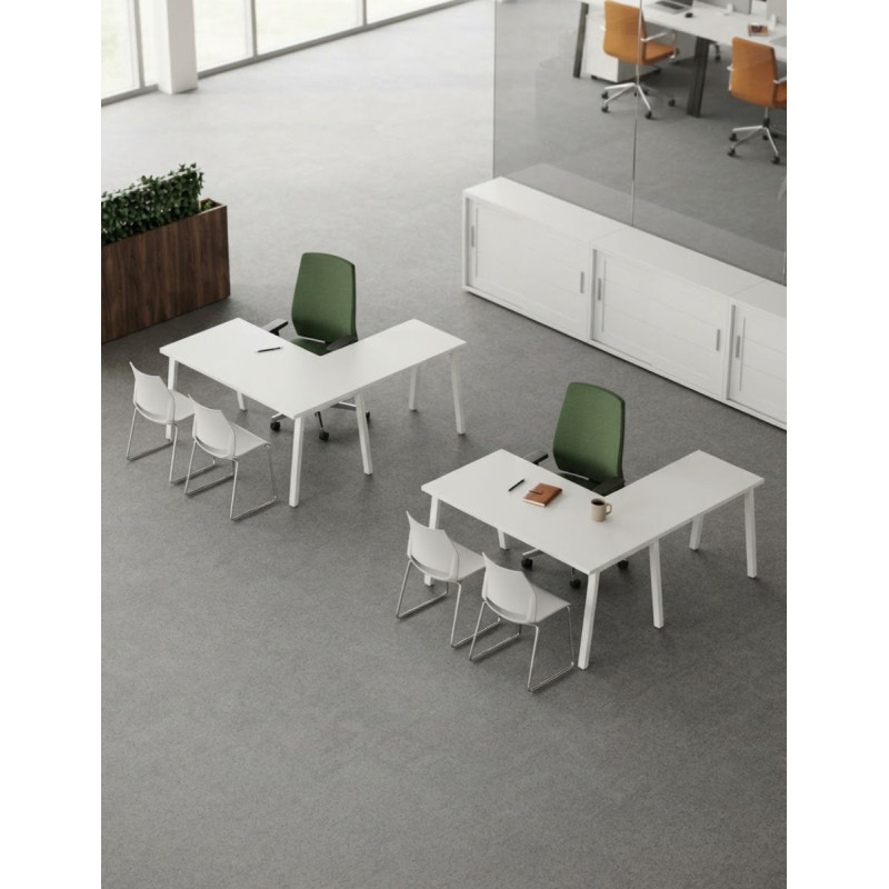 ▷ Mesa de Oficina con Ala Torii de Kesta - Montiel