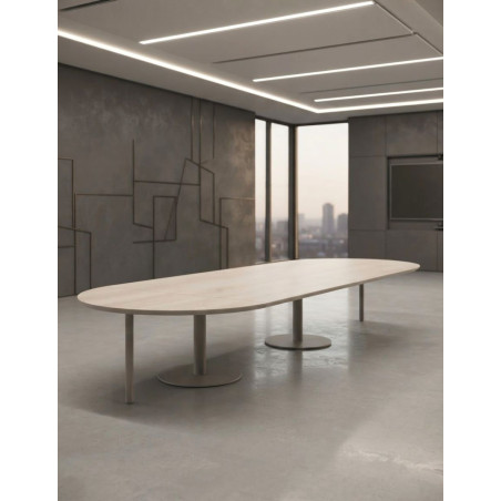 Mesa Reunión 320x160 cm. Peana de Kesta - Montiel