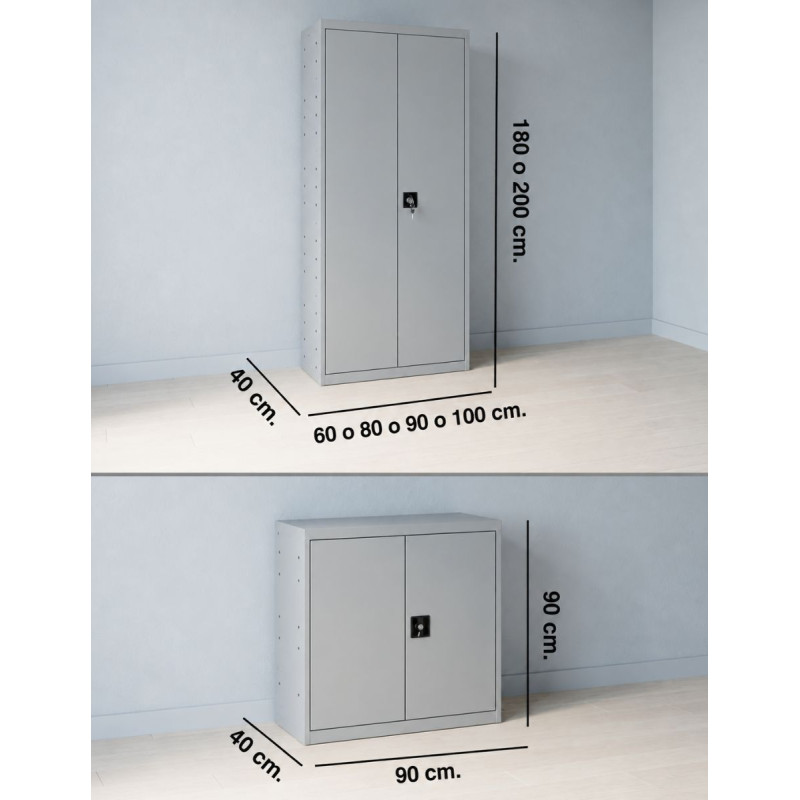 Armario Metálico de 2 Puertas - Montiel