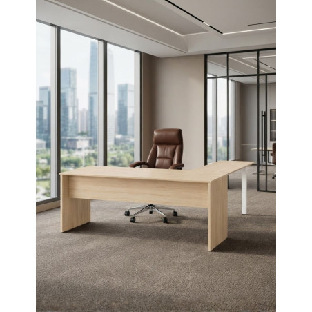 Mesa Dirección Oficina con Ala Pata Panel de Kunna - Montiel