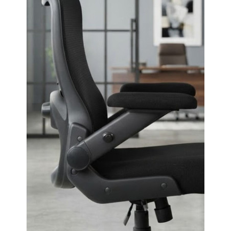 Silla Ergonómica Negra Oficina TITAN de Vincolo - Montiel