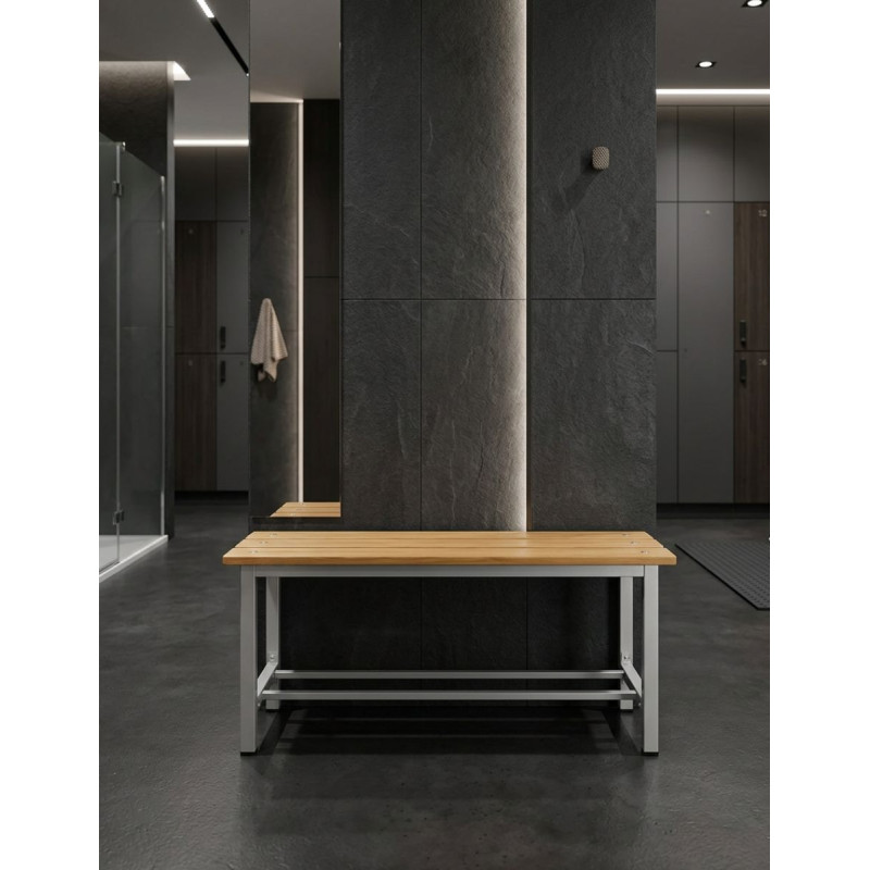 Banco de Listones de Madera para Vestuario - Montiel