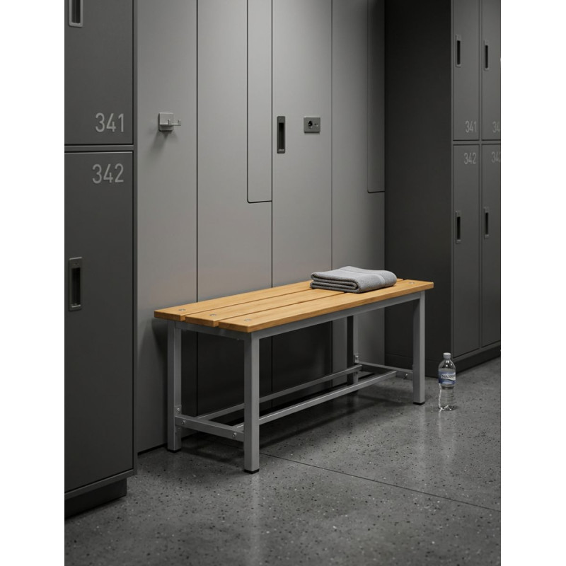Banco de Listones de Madera para Vestuario - Montiel