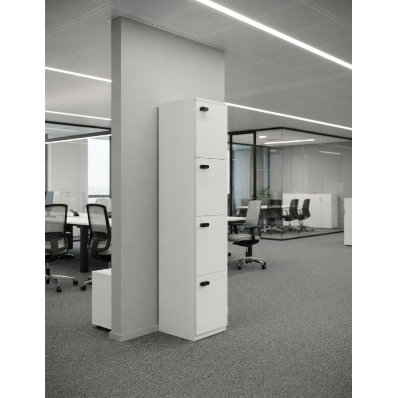 Taquilla Oficina 4 Puertas 150 cm. Alto de Kesta - Montiel