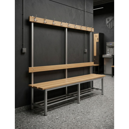 Banco Madera con Perchero - Montiel