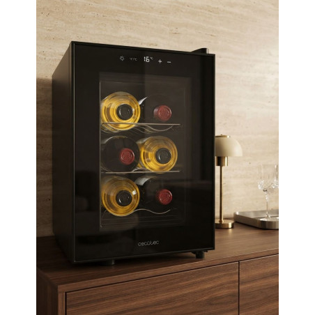 Vinoteca Negra Bolero GrandSommelier 600 CoolCrystal - Montiel