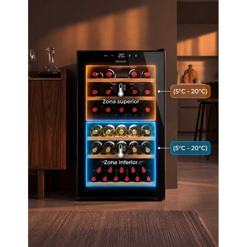 Vinoteca Negra Bolero GrandSommelier Duo 52000 - Montiel