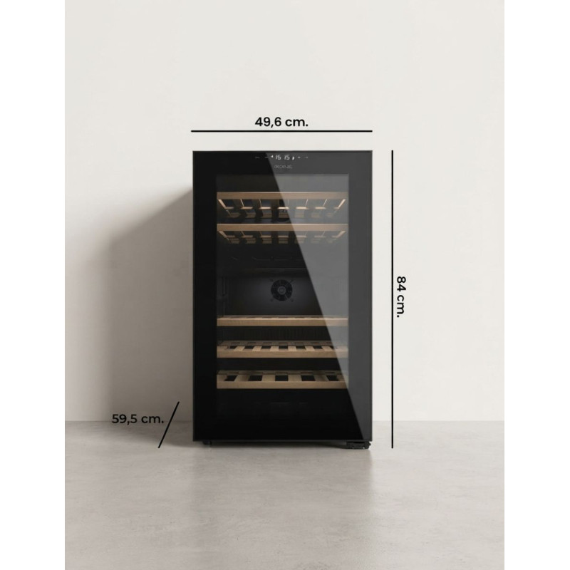 Vinoteca Negra Bolero GrandSommelier Duo 52000 - Montiel