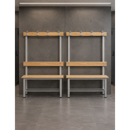 Banco Madera con Perchero - Montiel