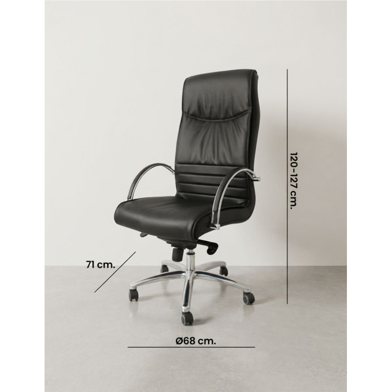 Silla Dirección Oficina Mayu Piel de Vincolo - Montiel