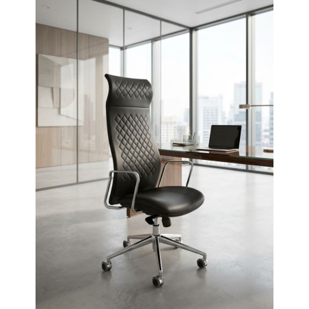 Sillón Oficina Alto Vesta Style de Dirección en Piel - Montiel