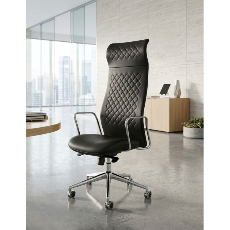 Sillón Oficina Alto Vesta Style de Dirección en Piel - Montiel