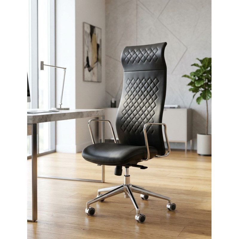 Sillón Oficina Alto Vesta Style de Dirección en Piel - Montiel