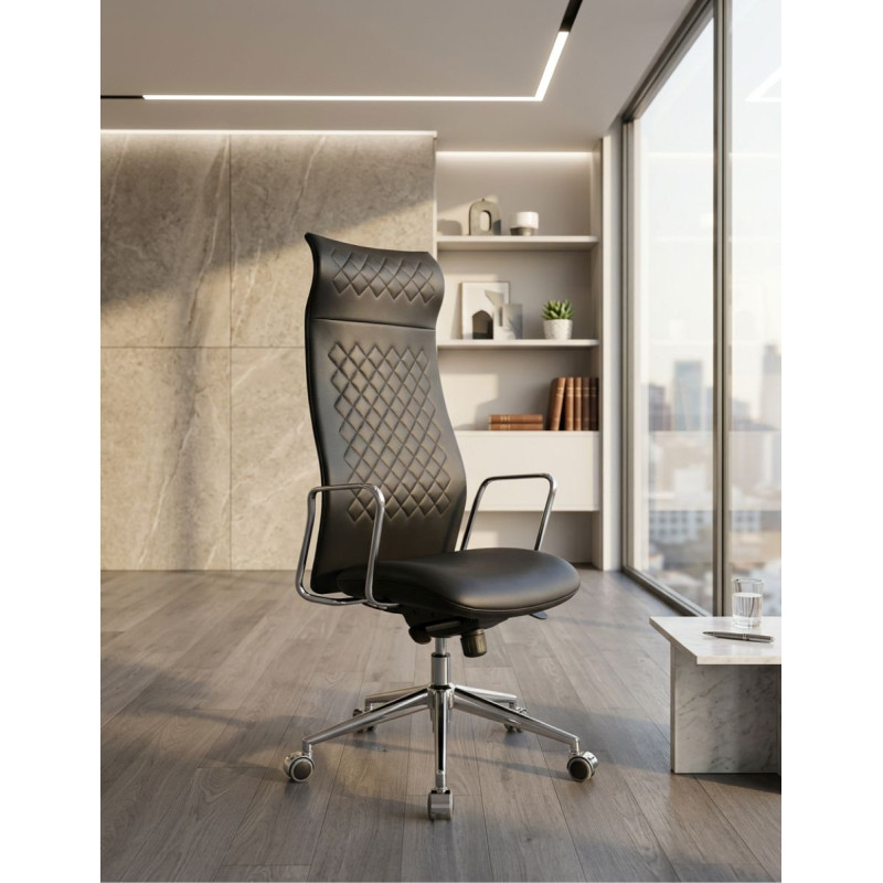 Sillón Oficina Alto Vesta Style de Dirección en Piel - Montiel